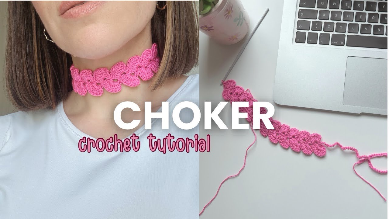 Tutorial: collar tipo choker a crochet (en 15 minutos!)