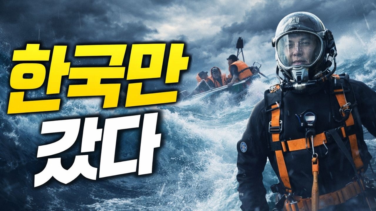 [해외감동사연] 중국,일본도 모두가 포기한 구조, 한국해경만갔다ㅣ22명의 선원이탄 침몰되는 화물선
