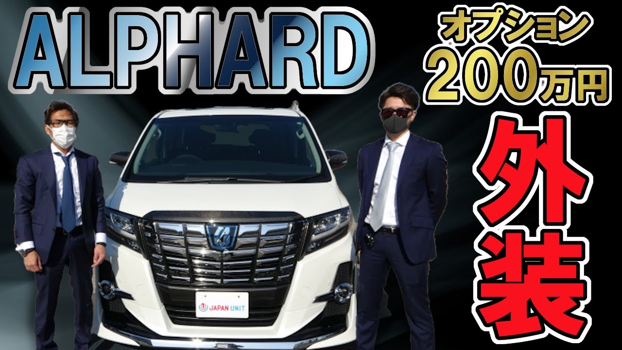 【ALPHARD】アルファードの外装実況動画です！個人的な趣味のオプション盛りだくさんでお届けします！