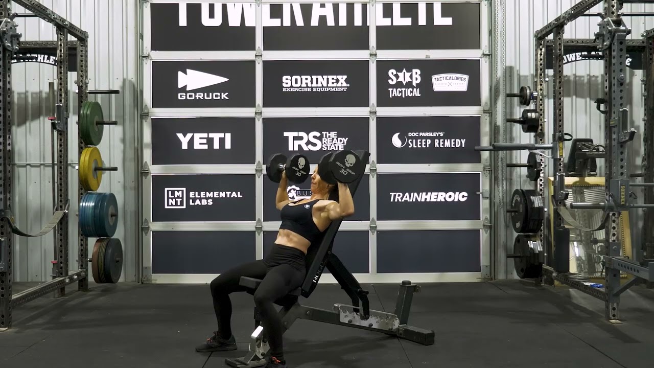 Seated Dumbbell Press | Power Athlete Movement