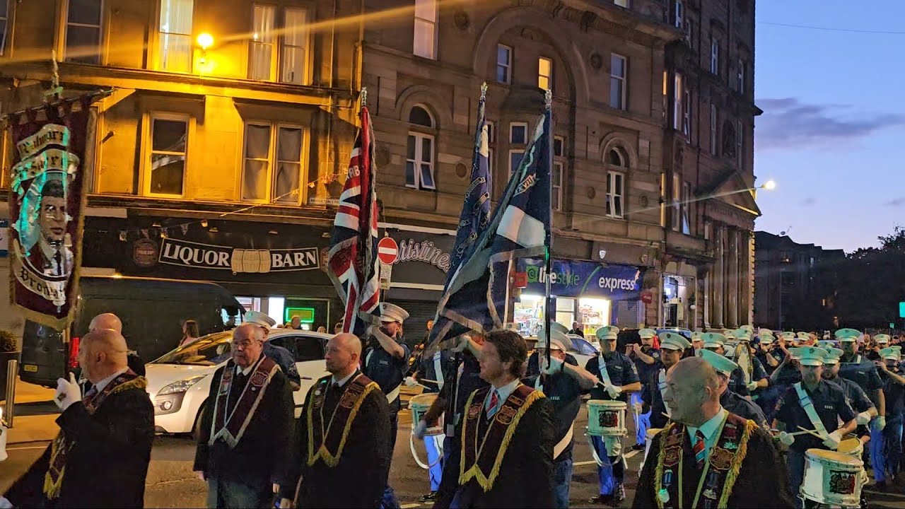 Bridgeton Loyalists flute band - Dalmarnock No Surrender branch club 45th anniversary 13thOct 2023