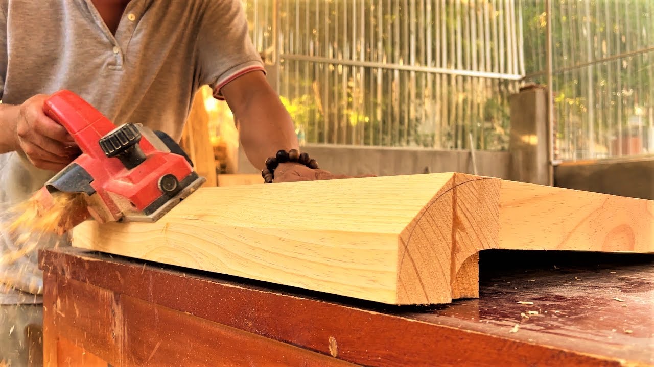 Curved Wood Processing Technique Of A Good Carpenter // Luxury Table Design Ideas For Living Room