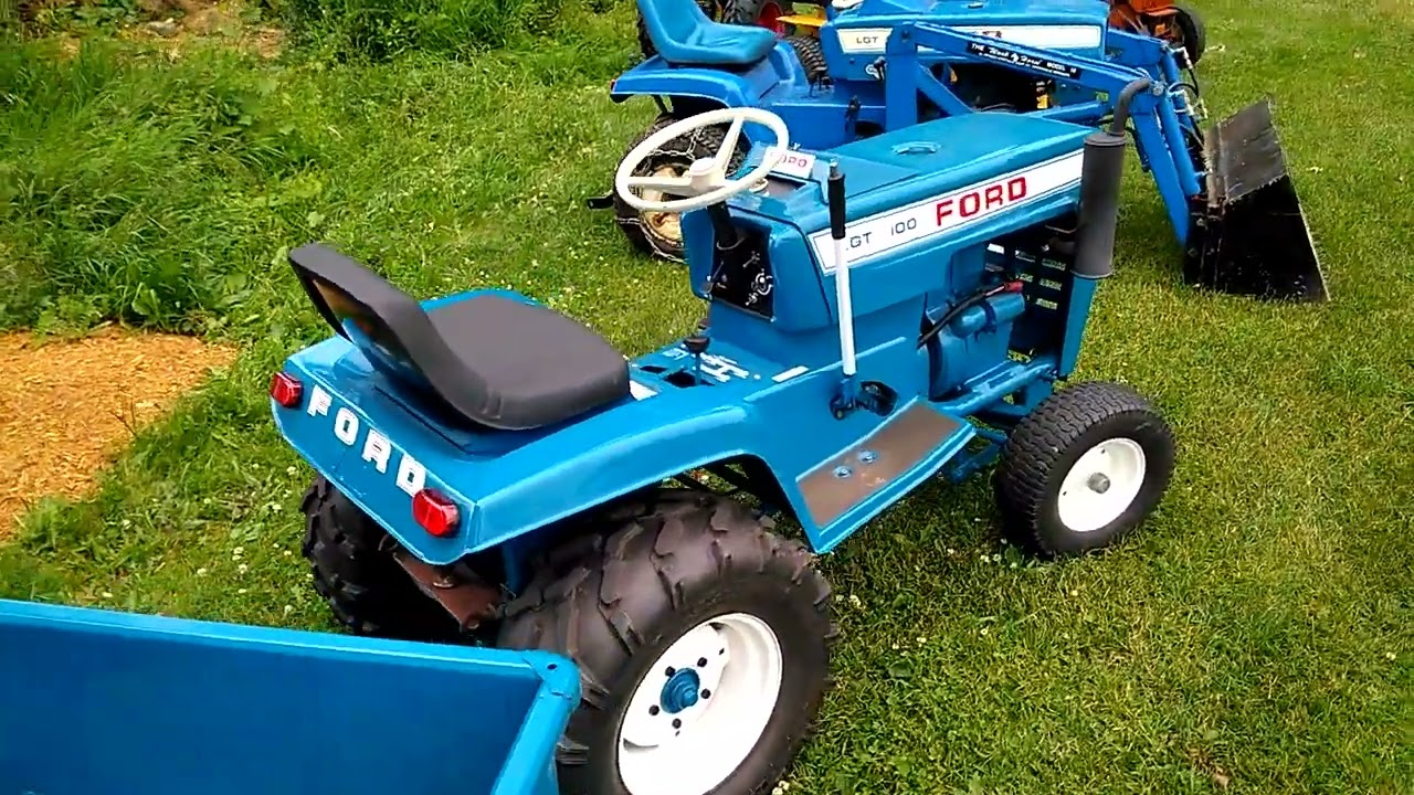 new 1972 Ford 100 & garden tractor collection update