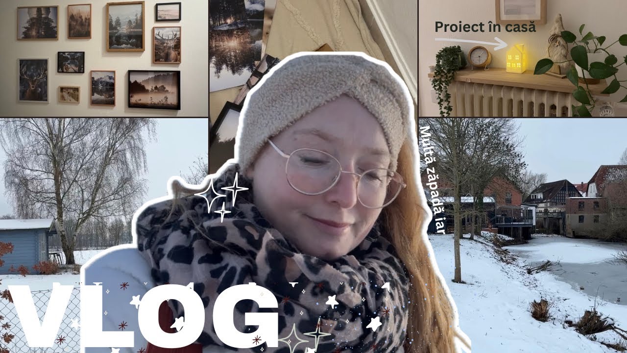 Vlog | Proiect casă : am renovat în casă  | Buget mic | Avem multă zăpadă | Zile de Ianuarie 