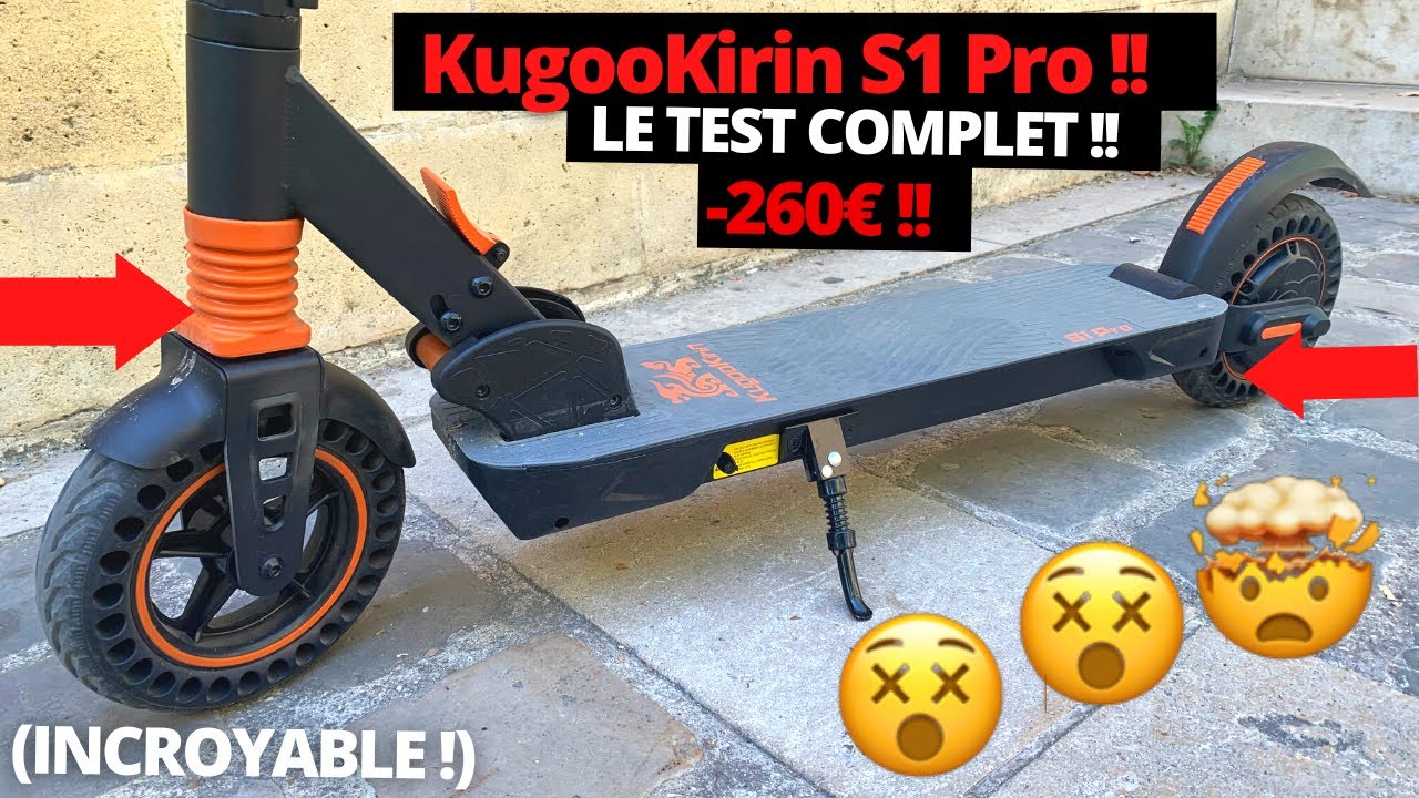 LA MEILLEURE TROTTINETTE ÉLECTRIQUE PAS CHÈRE  DE 2022 !! [KUGOO KIRIN S1 PRO] POUR 260 EUROS !!