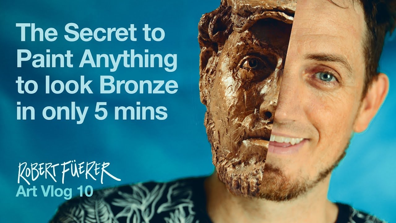 How To Paint DIY Steampunk Stuff Bronze like a PRO in 5mins | Art Vlog 10