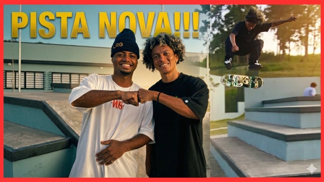 Nova pista na quebrada… e eu nunca tinha colado 🛹