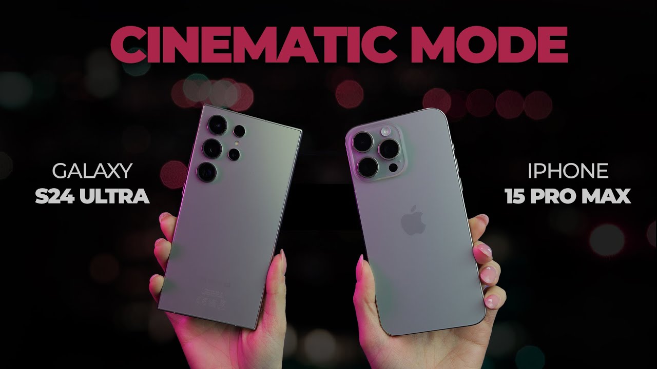 iPhone 15 Pro Max vs Galaxy S24 Ultra - CINEMATIC Video Comparison!
