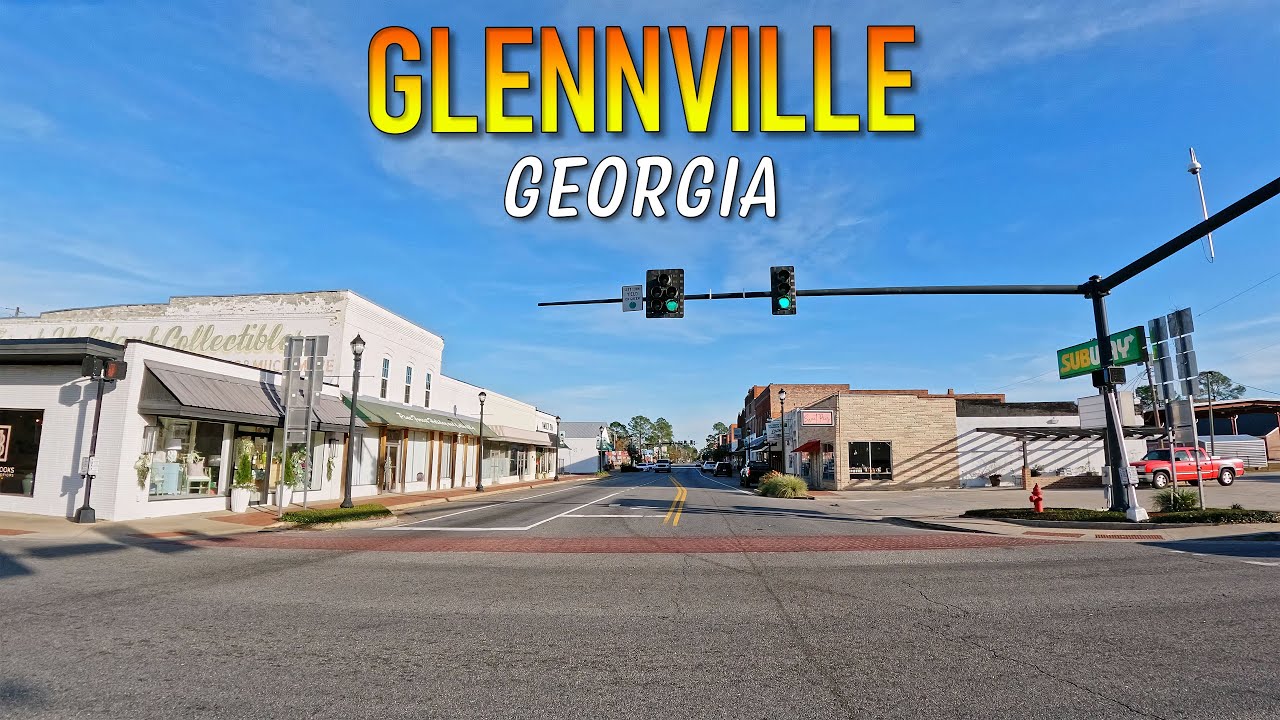 Glennville Georgia Driving Through