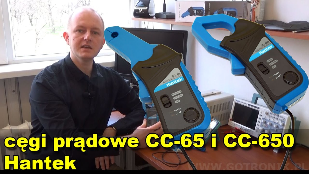 Cęgi prądowe CC-65 i CC-650 Hantek