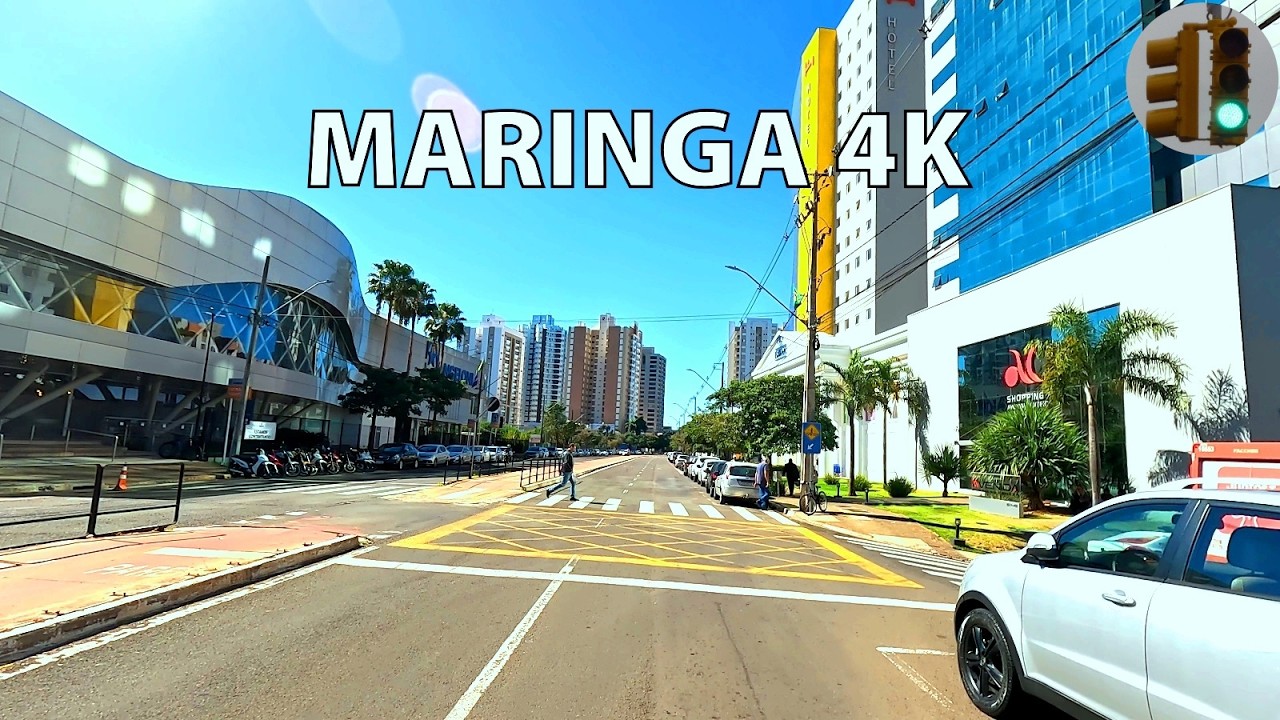 #18 MARINGA 4K v5 PARQUE do INGÁ DIRIGINDO em MARINGÁ no PARANÁ BRASIL 4K DRIVE