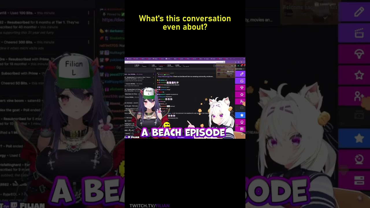what they're talking about?
