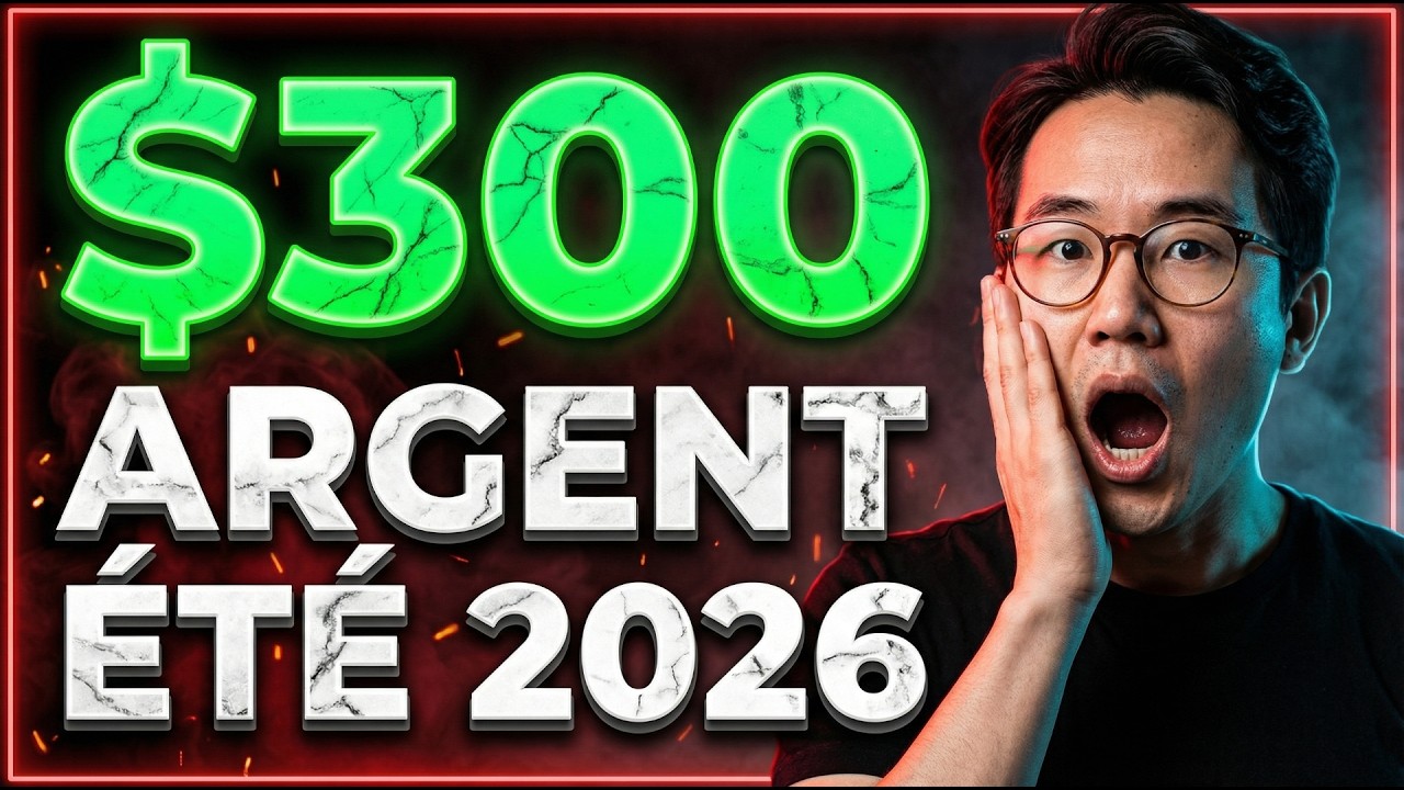 ALERTE : pourquoi l’argent DOIT atteindre 300 $ d’ici l’été 2026