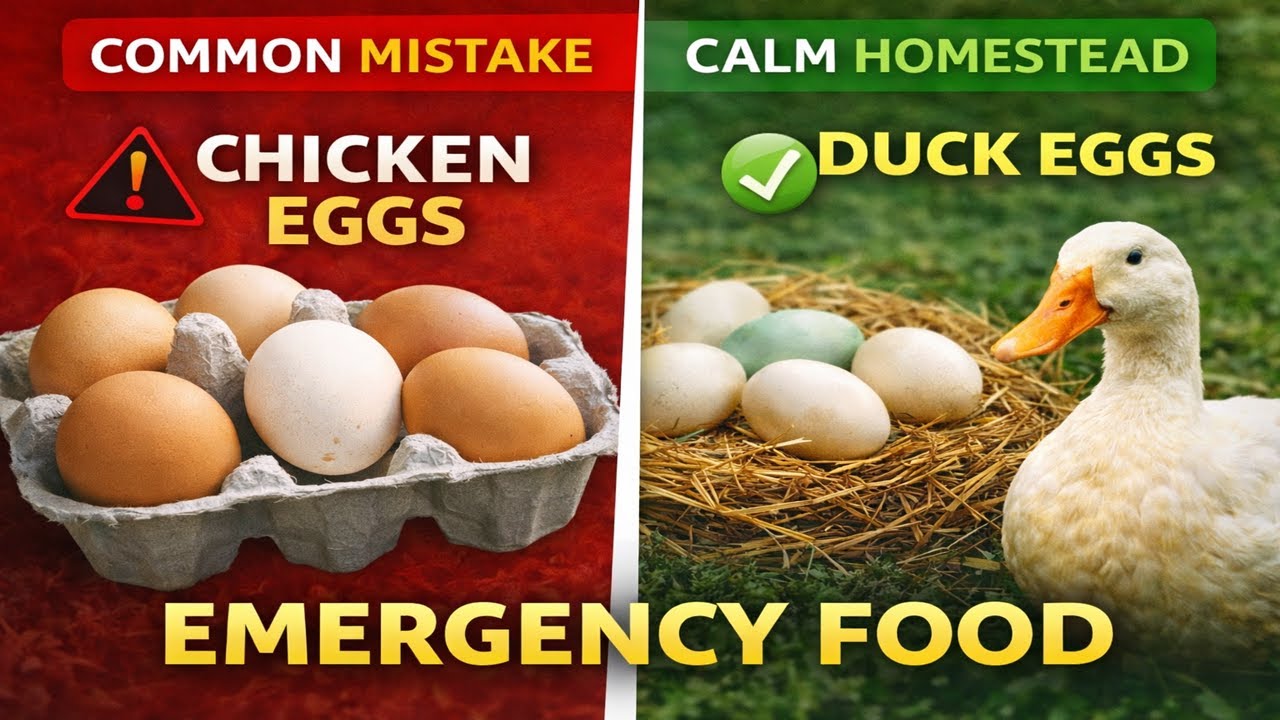 Why Duck Eggs Are a Hidden Emergency Food (Most People Overlook This)