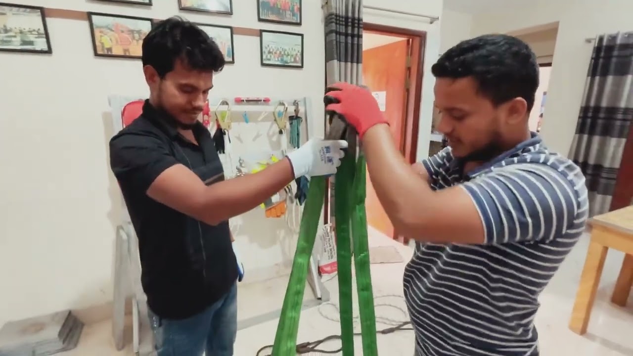 Rigging Hitch. রিগারম্যান এর কাজ How to rigging materials. @aramco @riggingcranetips7393