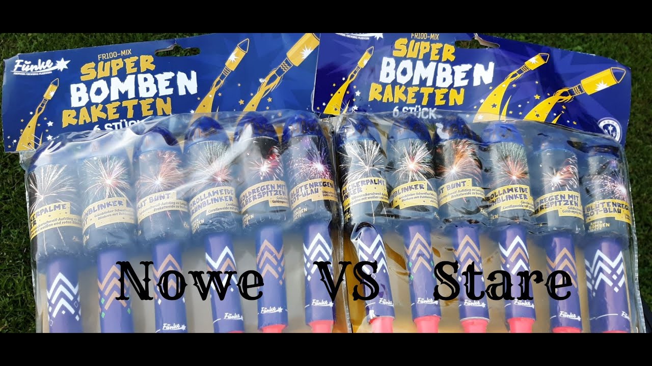 Porównanie Rakiet Super Bomben Raketen od Funke.