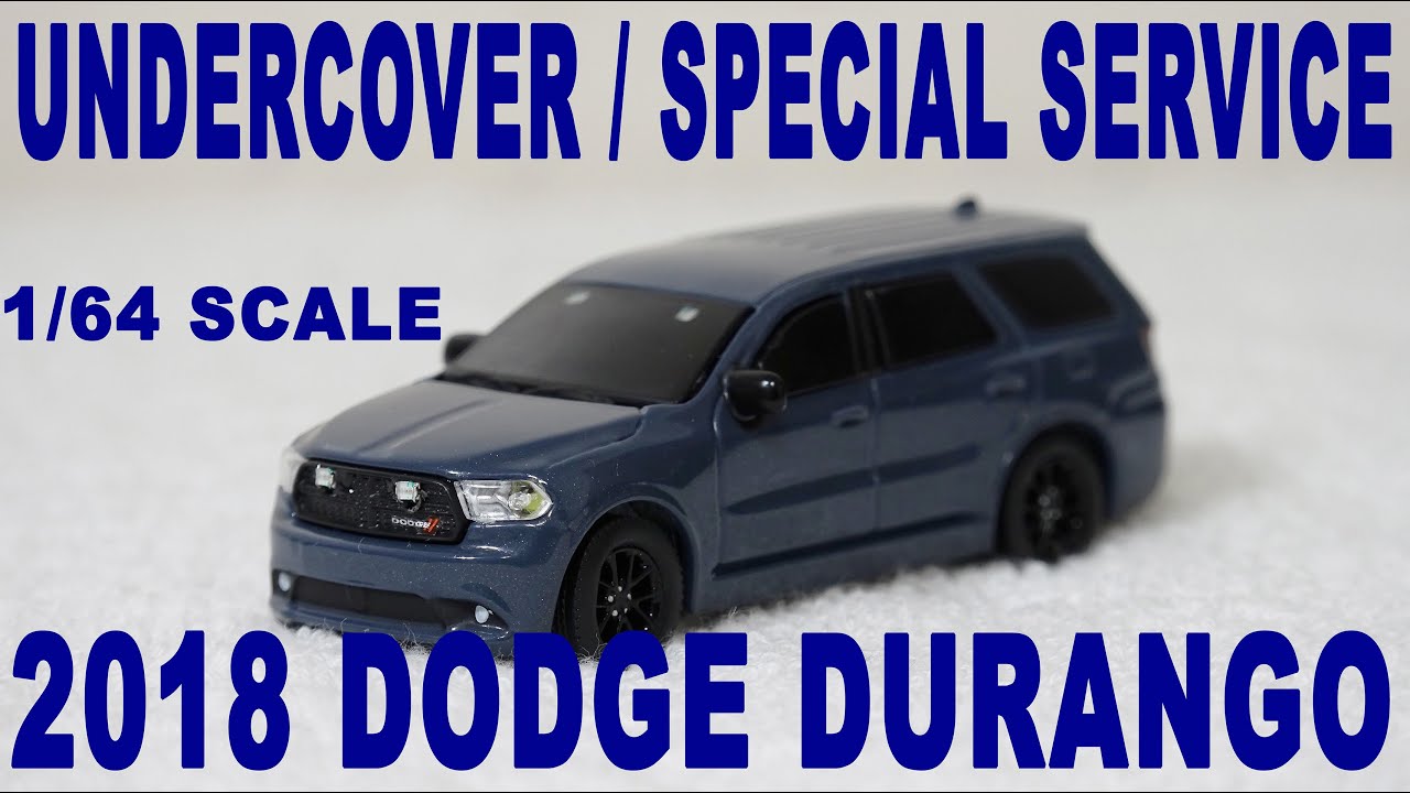 1/64 scale Undercover Police Blue 2018 Dodge Durango