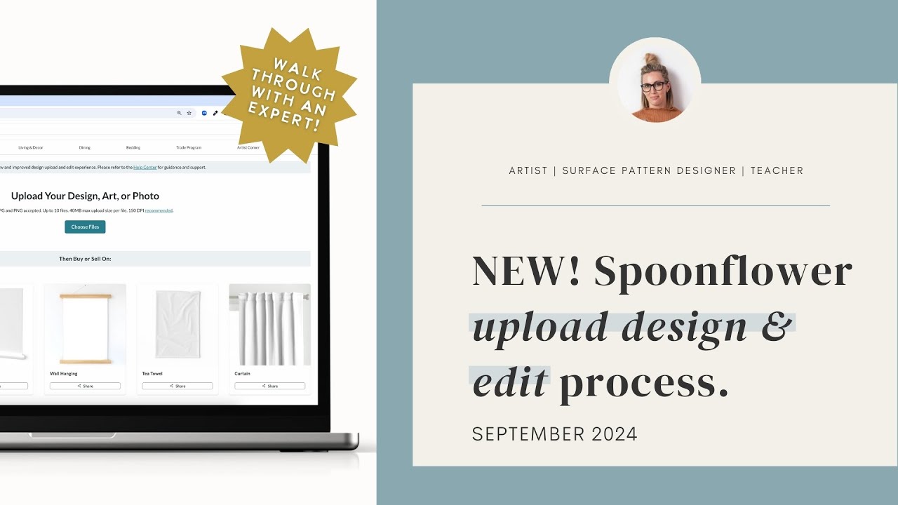 Spoonflower's New Upload & Edit Process: COMPLETE WALKTHROUGH for Designers ⚡️