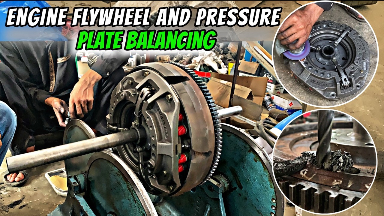 Engine Flywheel and Pressure Plate Balancing in Old School Way || Boost Clutch Life & Power