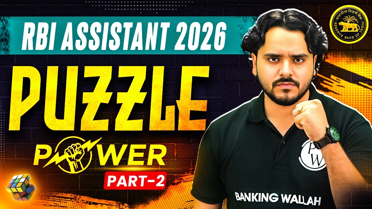 RBI Assistant Reasoning | Puzzle Reasoning | Puzzle War -2 | Reasoning for Banking Exam | Vidhu Sir