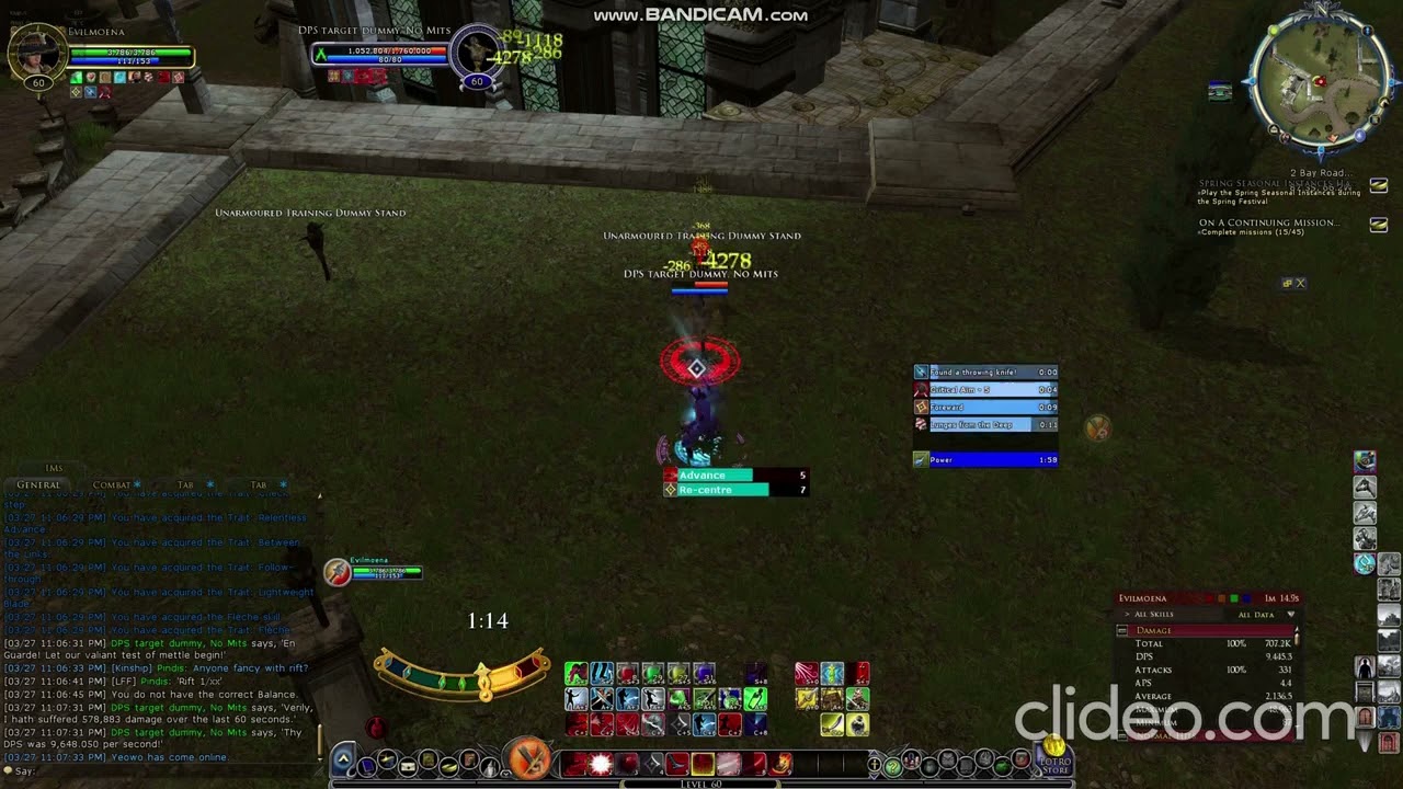 LotRo RED Mariner 9k DPS on Dummy Parse U43.2 Legendary Server Mordor LVL60