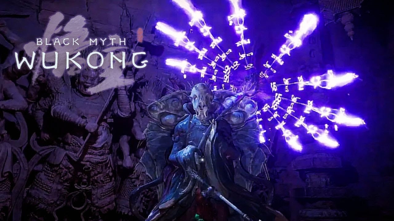 黑神話：悟空 魔將 · 蓮眼 無傷? 戳戳棍花流 ft. 低配PC｜Black Myth: Wukong  Captain Lotus Vision No Damage Boss fight