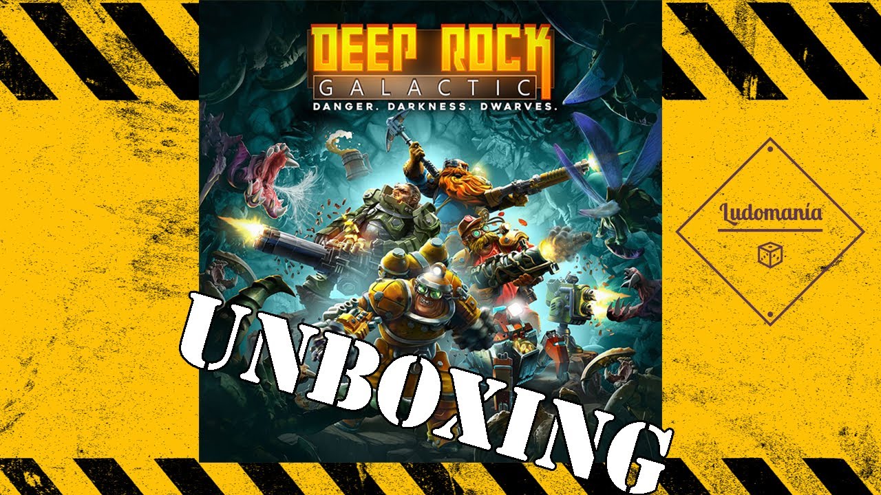 Ludomanía: Unboxing de Deep Rock Galactic