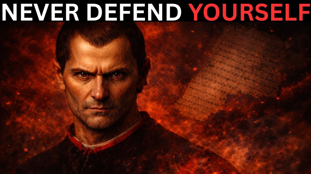 NEVER Defend Yourself — This Machiavelli Trick Makes You Untouchable