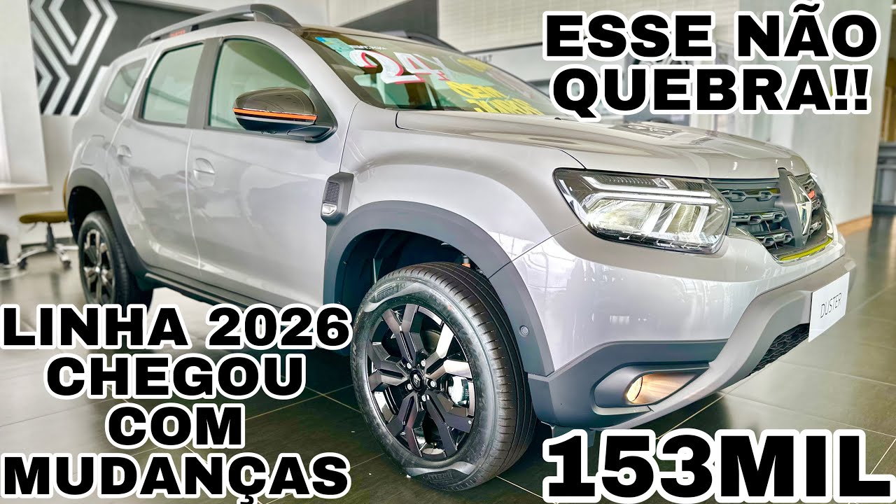 LANÇAMENTO RENAULT DUSTER ICONIC 2026 1.6 CVT 7 MARCHAS EM DETALHES | ROBUSTO IGUAL TOYOTA!!