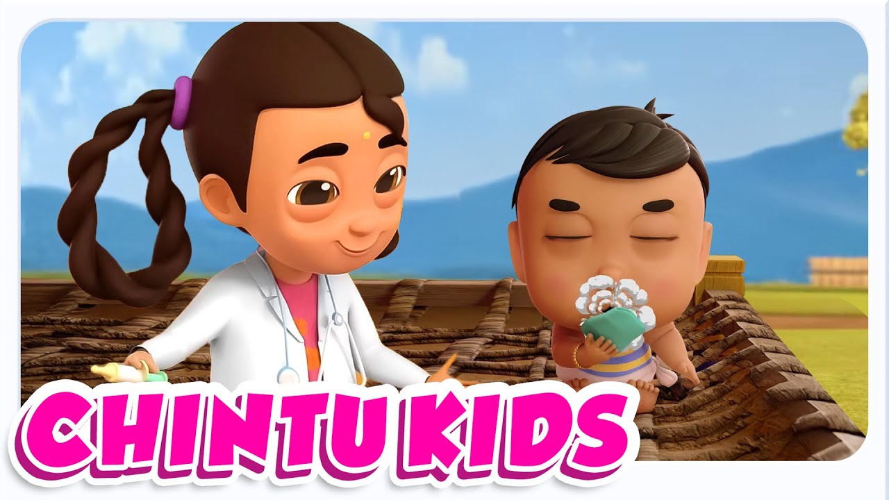 Aaj Shanivar Hai Chintu Ko Zukaam Hai, आज शनिवार है + More Nursery Rhymes in Hindi and Kids Videos