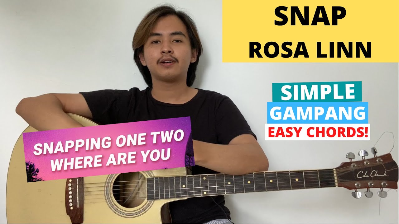 CHORD SIMPLE GAMPANG (Snap - Rosa Linn) (Tutorial Gitar) 