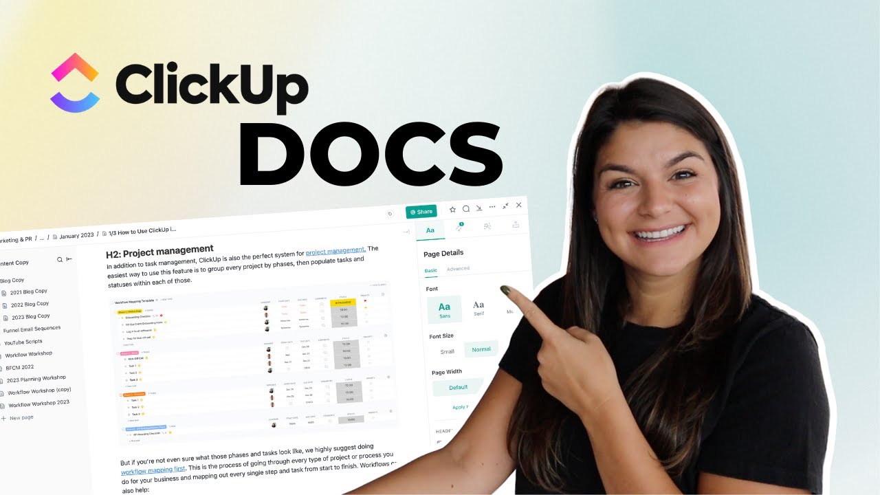 ClickUp Docs Features | Making Collaboration EASY