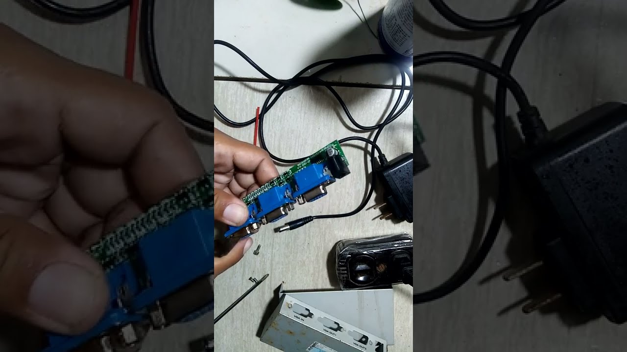 HOW TO REPAIR VGA SPLITTER NO POWER NO VIDEO OUT