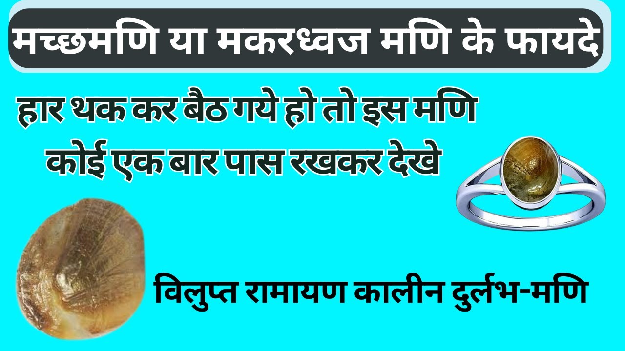 Macch mani ke fayde, Benefits of Machhamani, मच्छ मणि के फायदे, मच्छमणि कैसे धारण करें