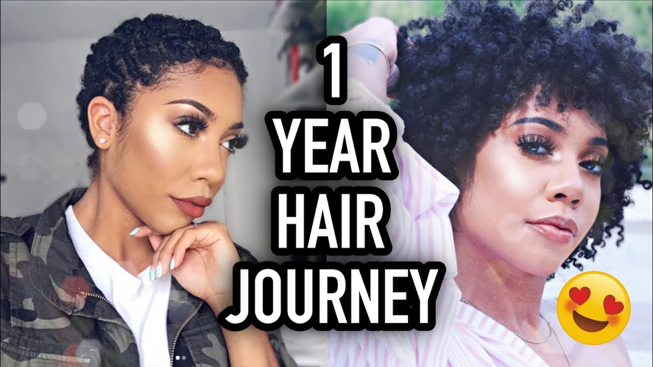 1 YEAR HAIR JOURNEY + WITH PICTURES & DATES!
