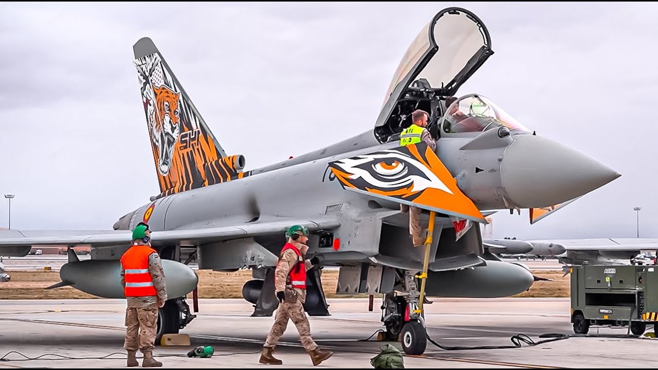 Spain’s Most Advanced Combat Aircraft: Eurofighter Typhoon in Action