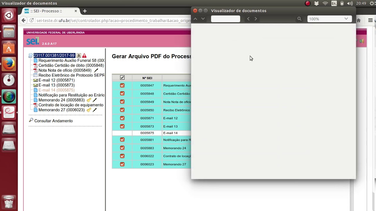 SEI! - Imprimir documentos e salvar como PDF