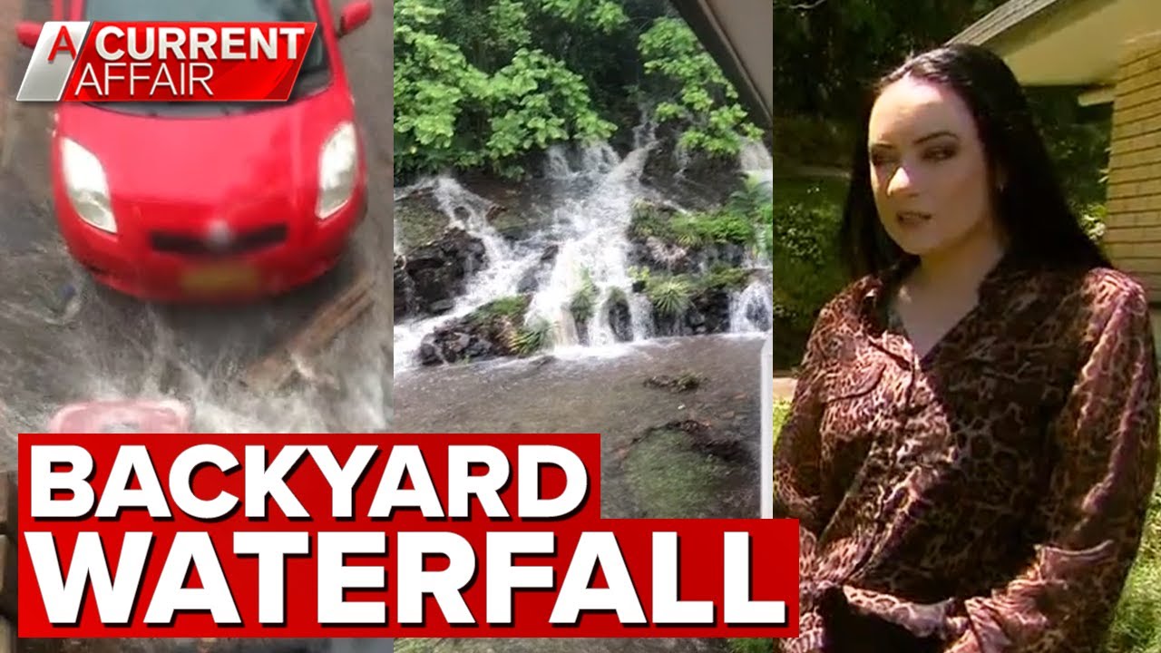 Fed up residents sick of backyards being swamped | A Current Affair