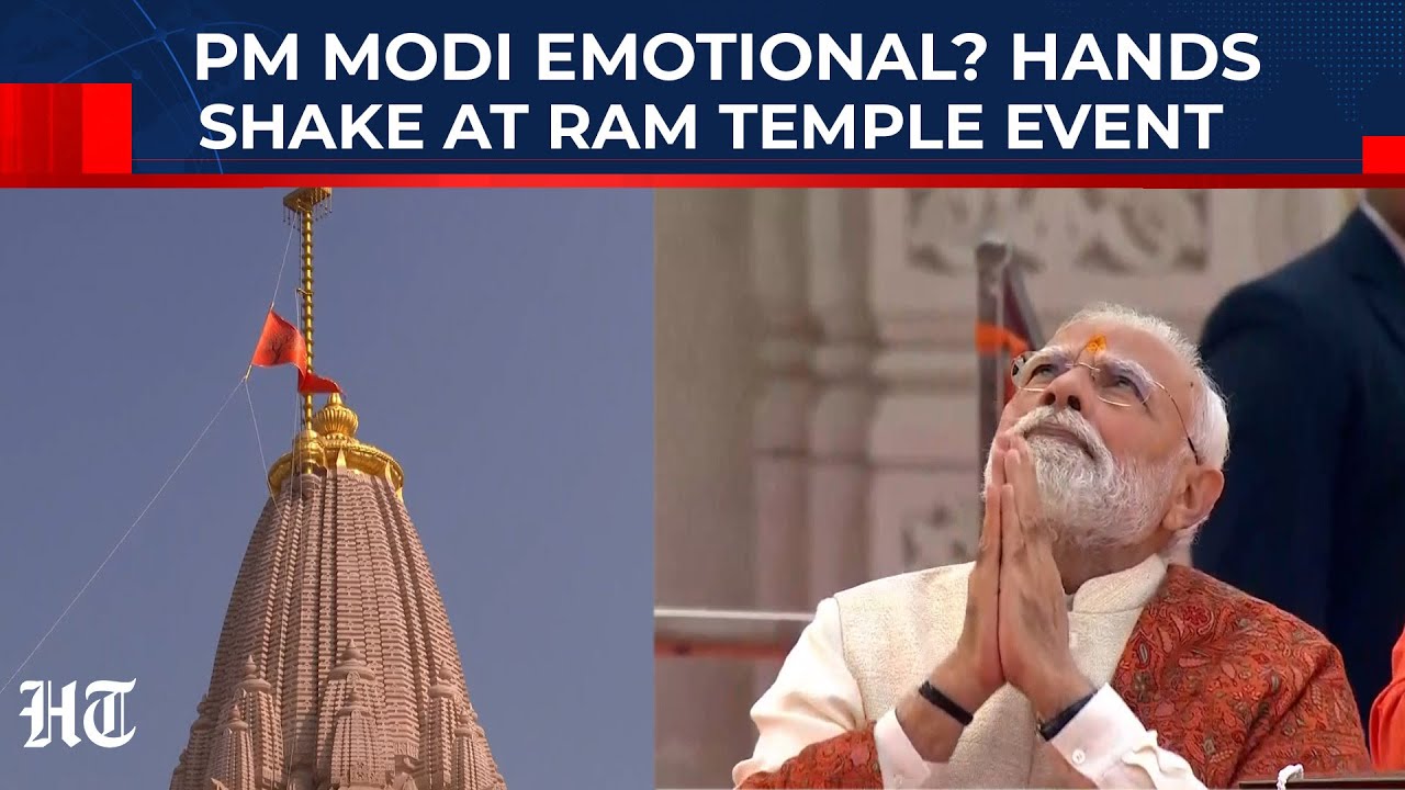 Ram Mandir Flag Hoisting: PM Modi Gets Emotional? Hands Seen Shaking At Mega Ayodhya Event