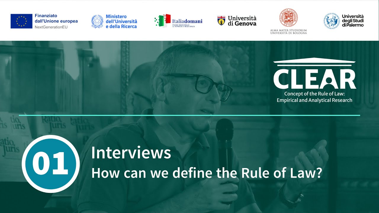01 Interviste: Come possiamo definire lo Stato di Diritto?