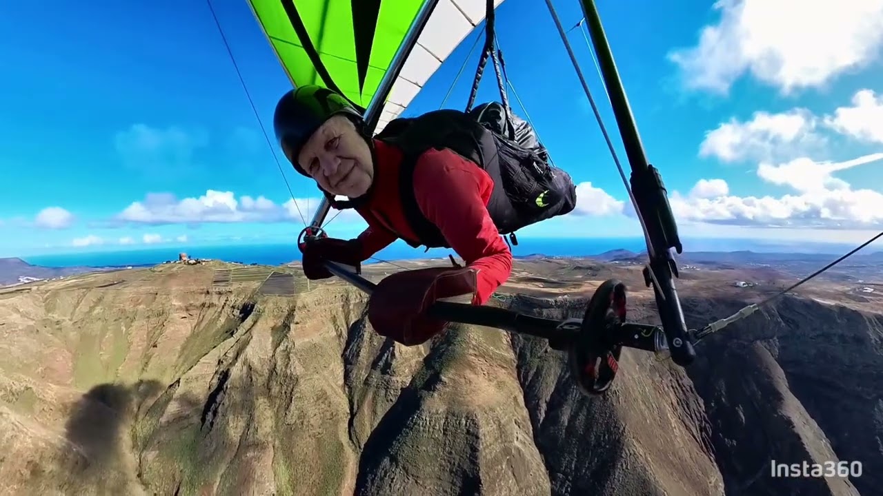 Hang gliding Lanzarote december 2024