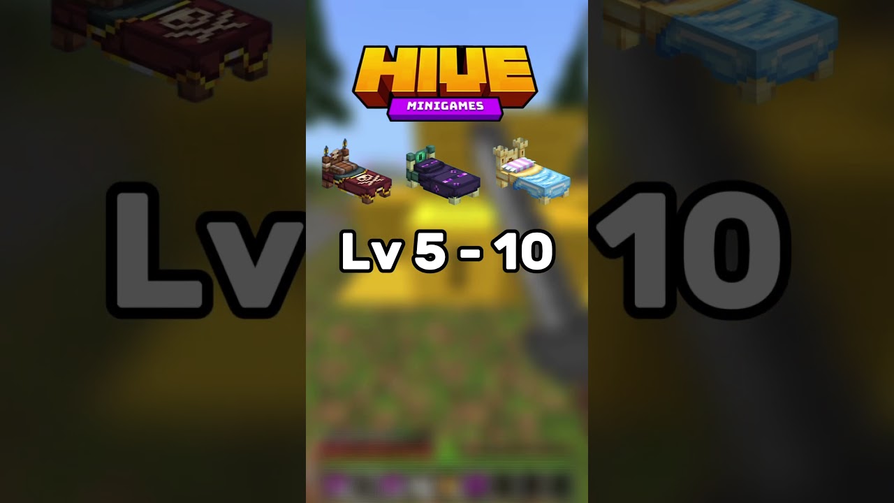 Hive Bedwars Level 5 - 10 #minecraft #hive #hivemc #hivemcpe #bedwars #hivegames #hivegaming