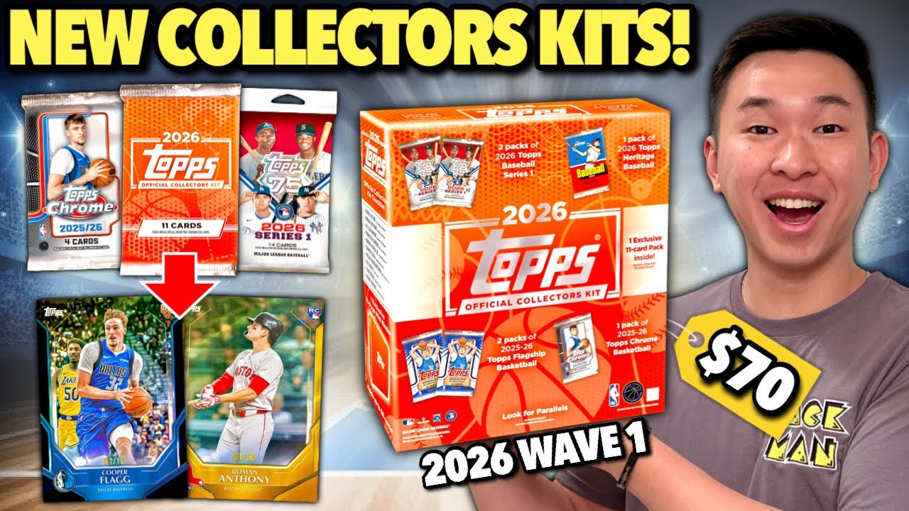 THE NEW OFFICIAL 2026 TOPPS COLLECTORS KITS HAVE ARRIVED (WAVE 1)! 😮🔥