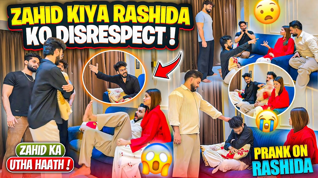 Zahid Ne Kiya Rashida Ko Disrespect 😱| Prank On Rashida | Fokats | Abresh & Zeeshan