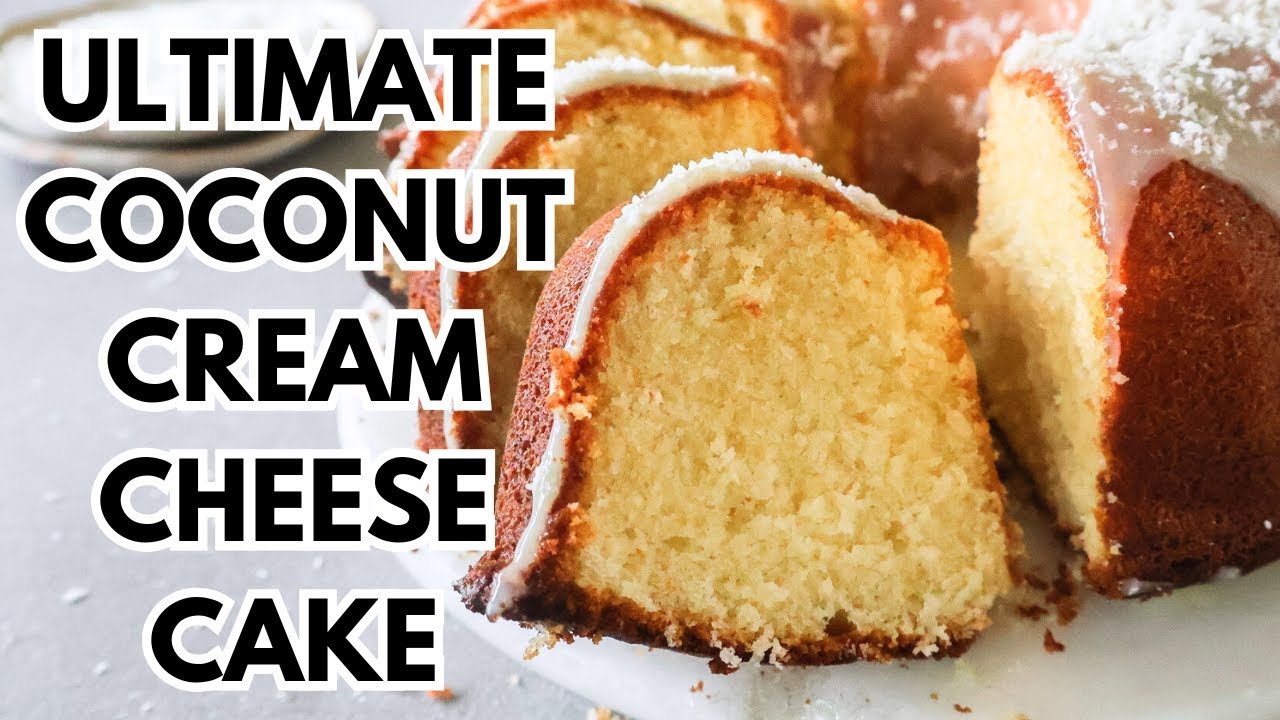 Coconut Cream Cheese Pound Cake | How to Make Coconut Cake with Cream Cheese | Simple Baking Recipe