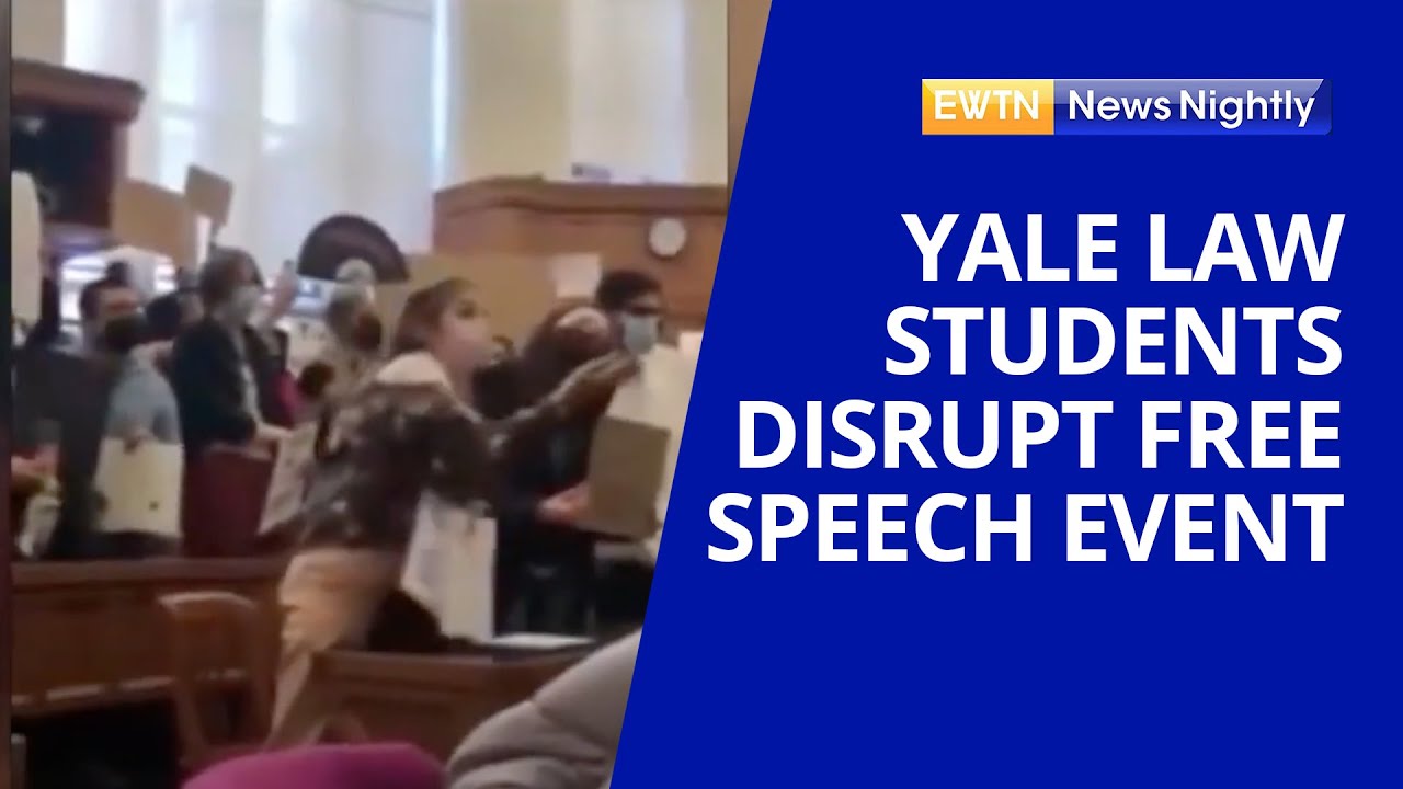 Yale Law Students Disrupt Free Speech Event Regarding Supreme Court Case | EWTN News Nightly