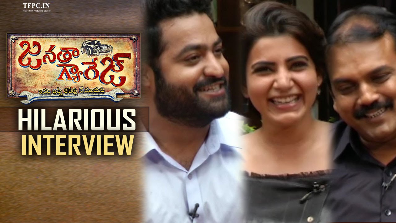 Jr NTR Samantha Koratala Siva Hilarious Interview | Janatha Garage Movie | TFPC