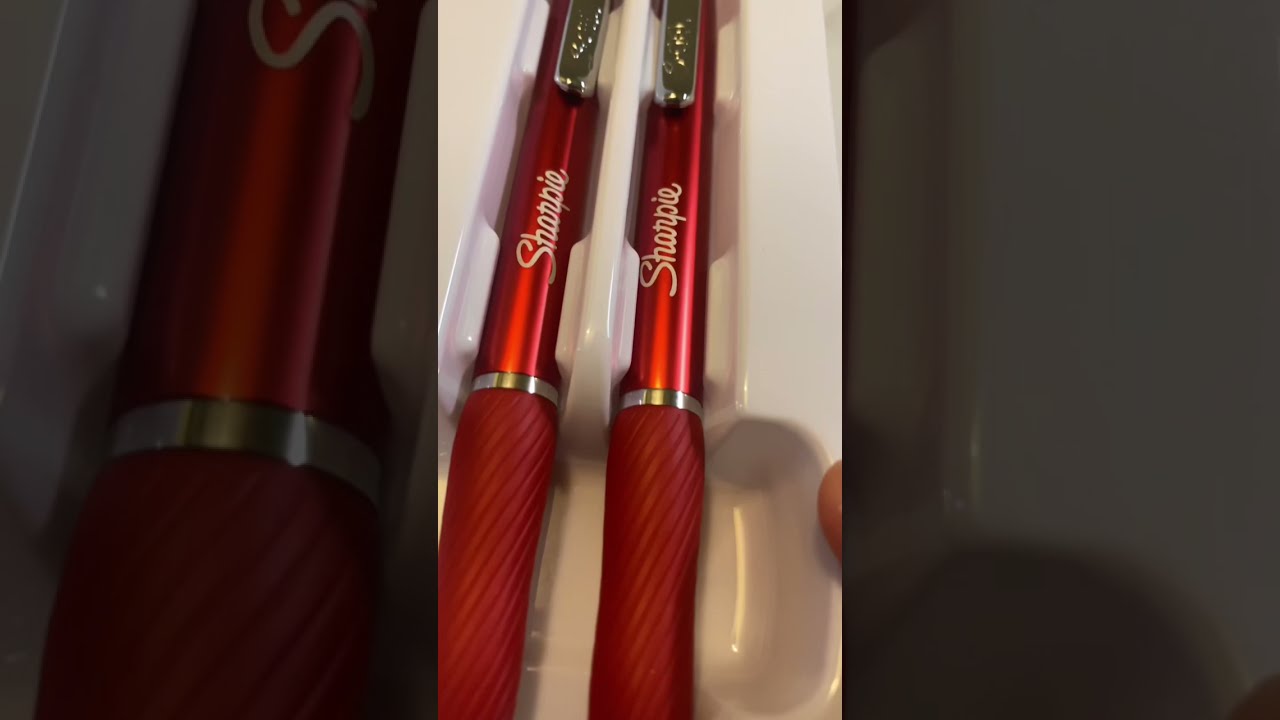 Sharpie S-Gel, NEWEST METAL BARREL in Red!!