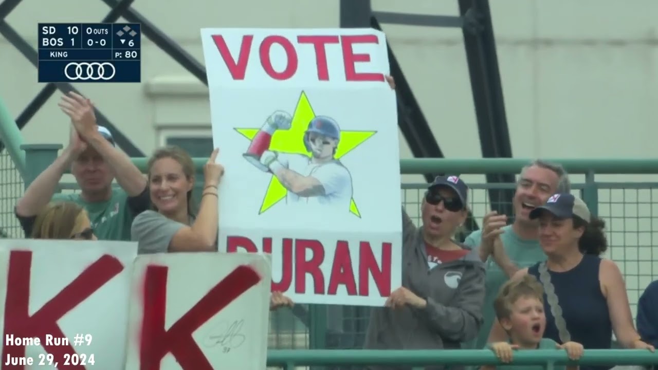 Every Jarren Duran Home Run in the 2024 season (21)