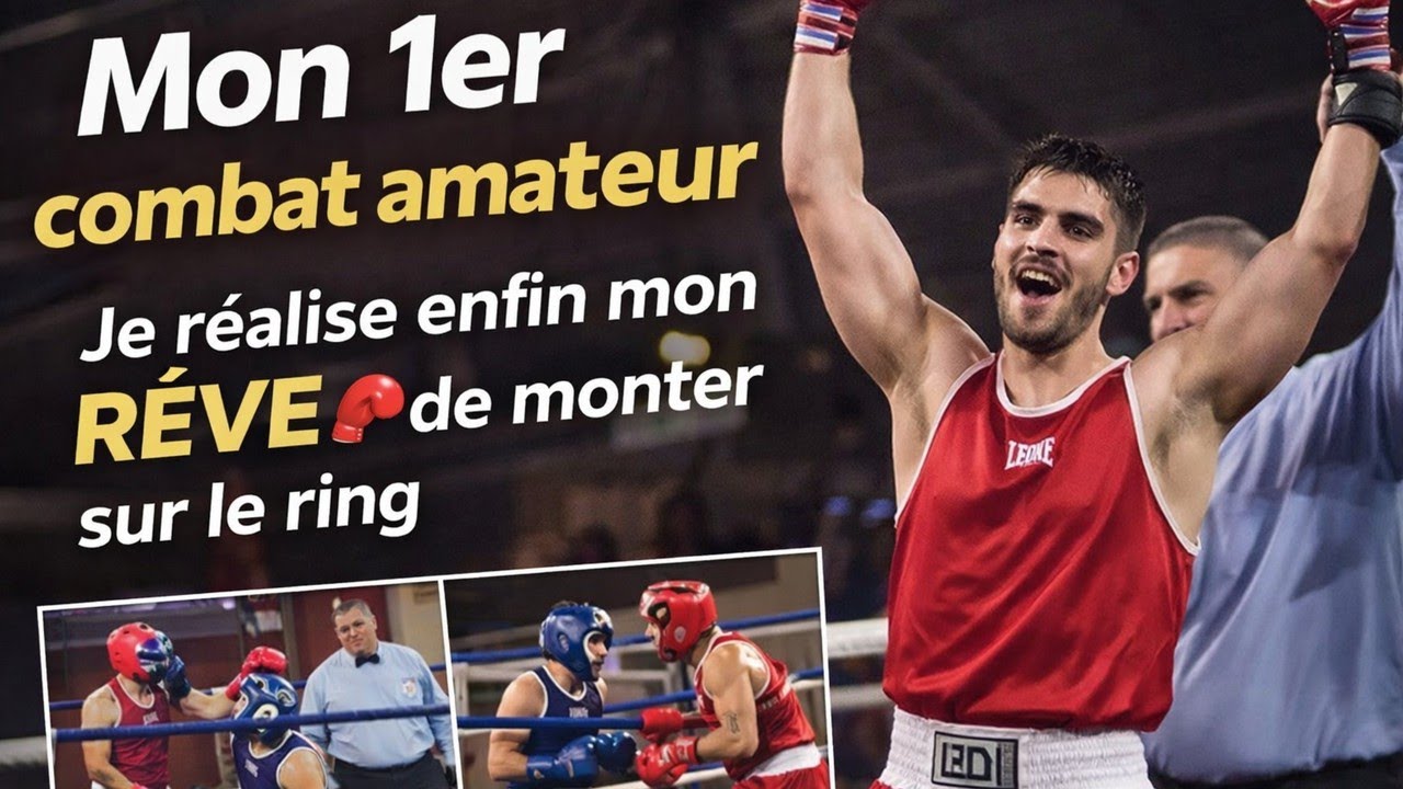 Mon 1er combat amateur 🥊 Je réalise enfin mon rêve de monter sur le ring